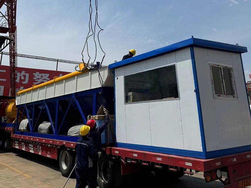 YHZM25 25m3/h Mobile Drum Concrete Batching Plant